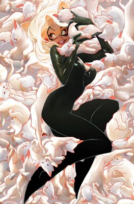 #ad Amazing Spider Man #56 Alexander Lozano Exclusive Black Cat Virgin Variant 2024 $19.99