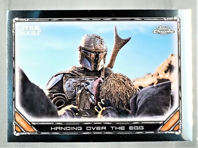 Topps Chrome Star Wars The Mandalorian Base Card S1-12 HANDING OVER THE EGG