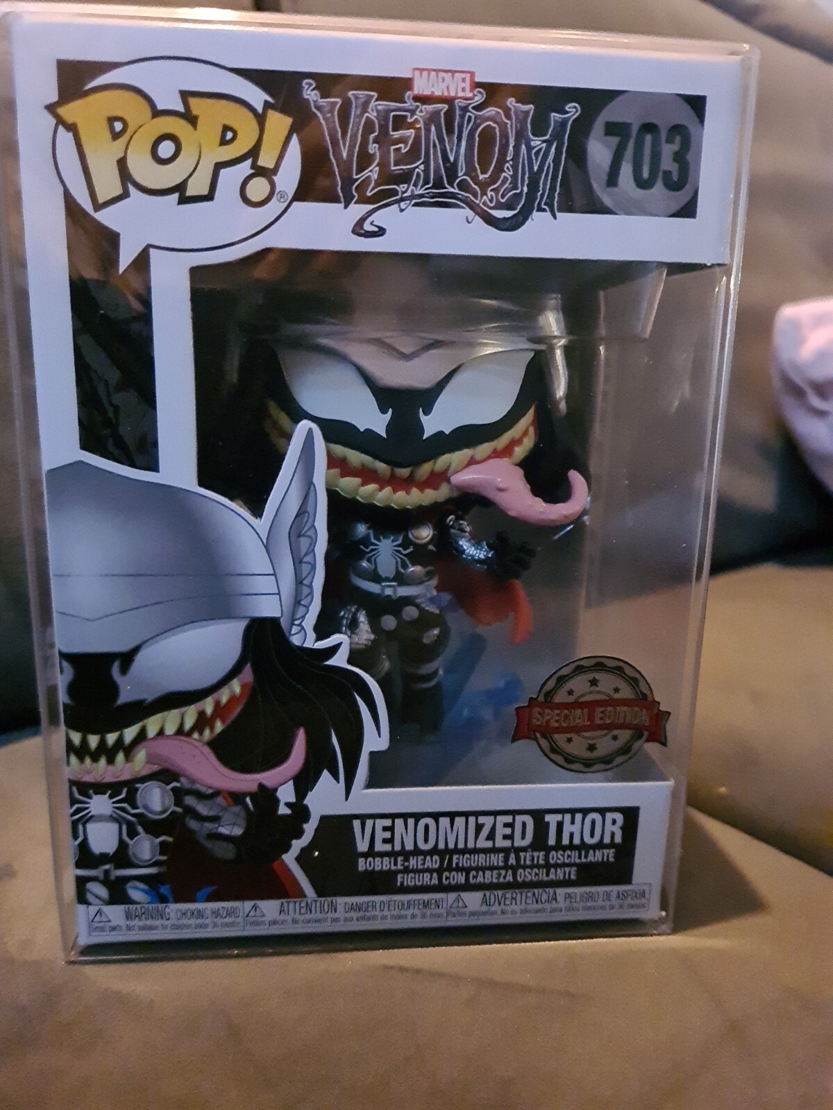 Funko Pop! - Marvel (Venom) Venomized Thor #703 / (Nuevo/Embalaje Original) Incl. Softprotector