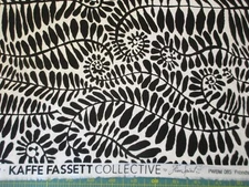 Kaffe Fassett Collective Cotton Fabric 1 Fat Quarter Black & White Fronds