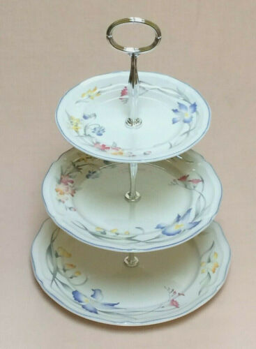 Villeroy & Boch "Riviera" THREE TIER CAKE STAND - Picture 1 of 2