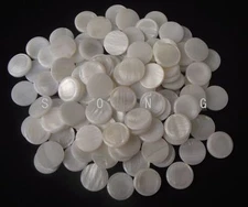 21 pcs trumpet finger buttons pearl set real pearl / seashell