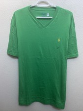NEW Polo Ralph Lauren Men's XL Green Classic Fit T-Shirt V neck NWT