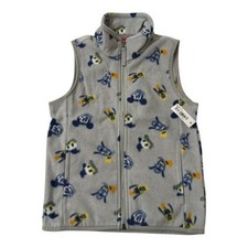 Disney Mickey Mouse Friends Boys S 6-7 Polar Fleece Vest Gray NWT