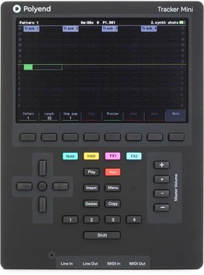 Polyend Tracker Mini Portable Standalone Audio Workstation