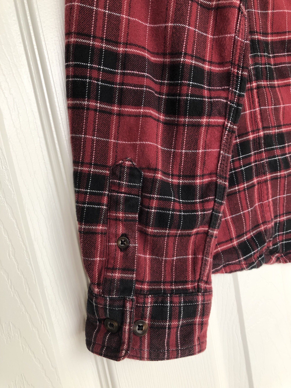 Faded Plaid Flannel Carhartt Vintage Style Women’s Size Large 12/14 thumbnail 12