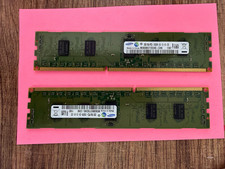 Lot of 2 Samsung 4GB 2x2GB PC3-10600R DDR3-1333 ECC Server RAM M393B5773CH0-CH