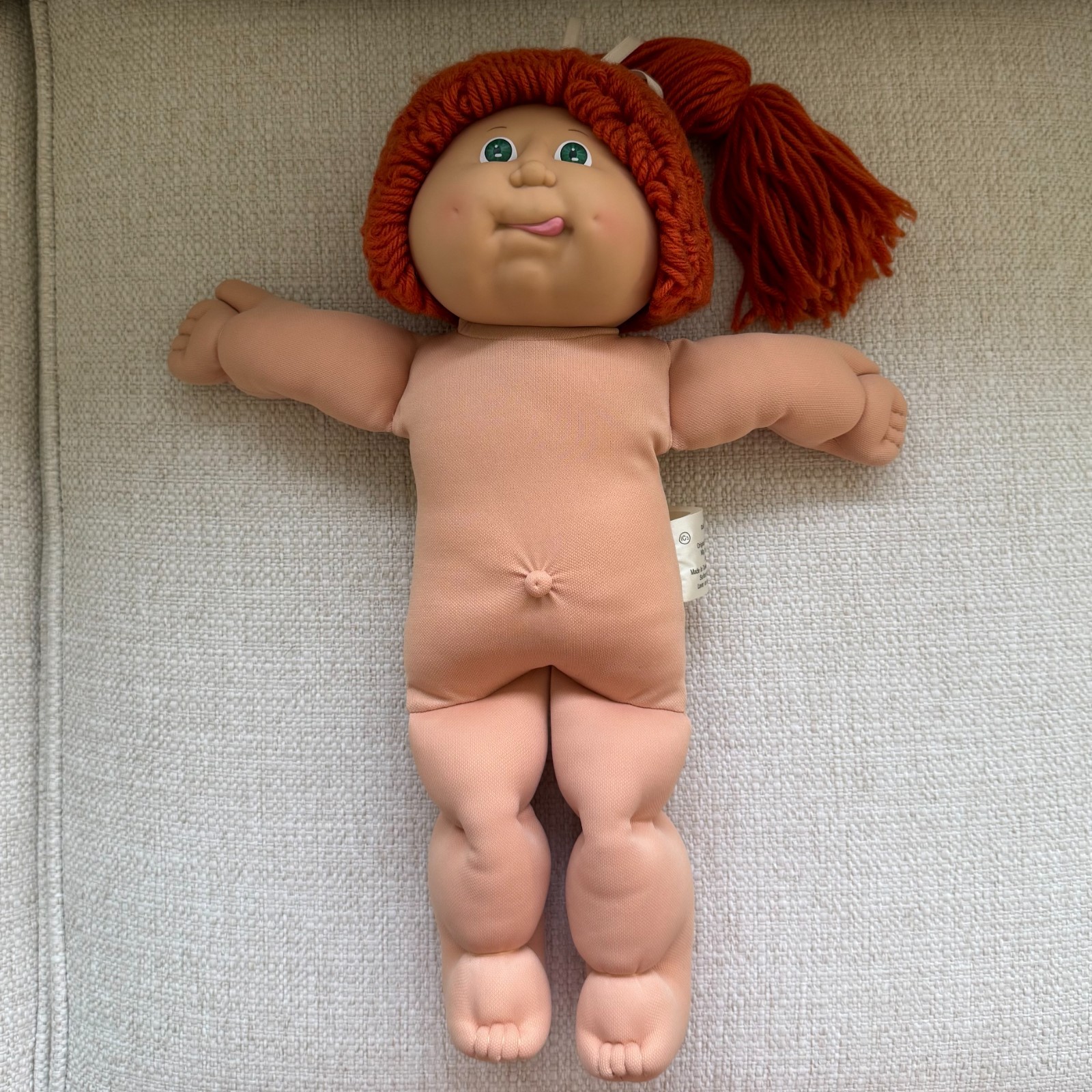 Vintage (c. 1980s) Cabbage Patch Kid Girl Redhead Head Mold 11