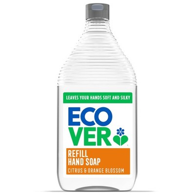 Ecover Hand Wash Refill, Handseife, sanfte Handreinigung, frische Zitrusfrüchte & O