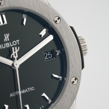 HUBLOT Classic Fusion Titanium 45mm 511.NX.8970.RX Green Warranty 2019 Box/Paper 16