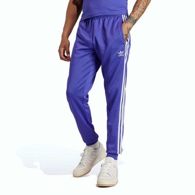 adidas Herren Superstar Cuffed Sporthose Trainingshose Hose Originals Purple