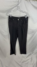 Versace V2 Classic Wool Trousers W29 Black Straight Leg