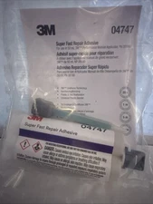3M 04747 2 part Super Fast Repair Adhesive 1.6 oz w/ Nozzle New sealed 04/28/25