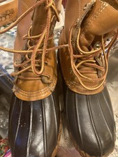 Vintage L.L. Bean Original Maine Hunting Shoe Boots Women Size 7 Made In USA