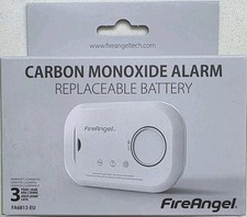 FireAngel FA6813-EU Carbon Monoxide Alarm – Replaceable Battery, Expiry 2035