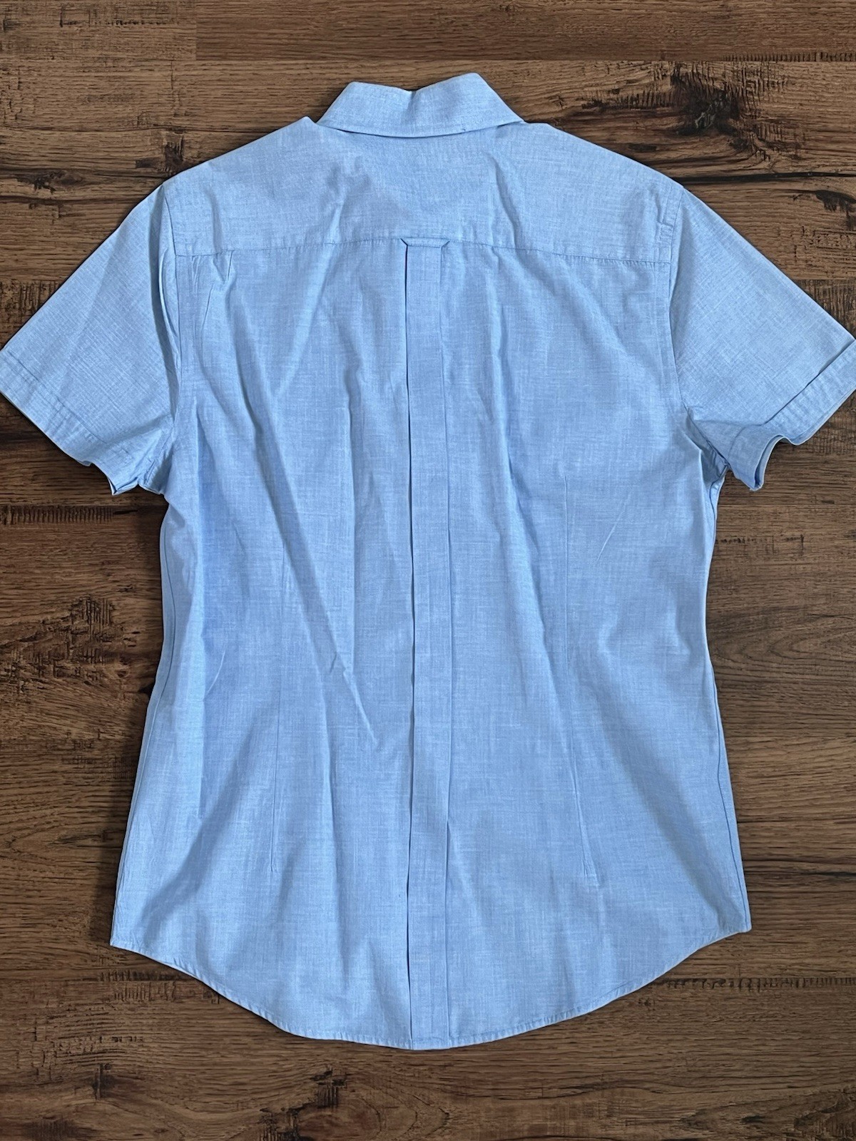 Express Fitted Collared Button Up Short Sleeve Sh… - image 6
