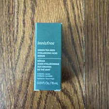 Innisfree Green Tea Seed Hyaluronic Acid Serum 15 mL 0.51 Fl Oz Mini New in Box