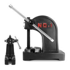 Cast Iron Arbor Press 1 Ton Manual Desktop Press Lever Mountable Bearings