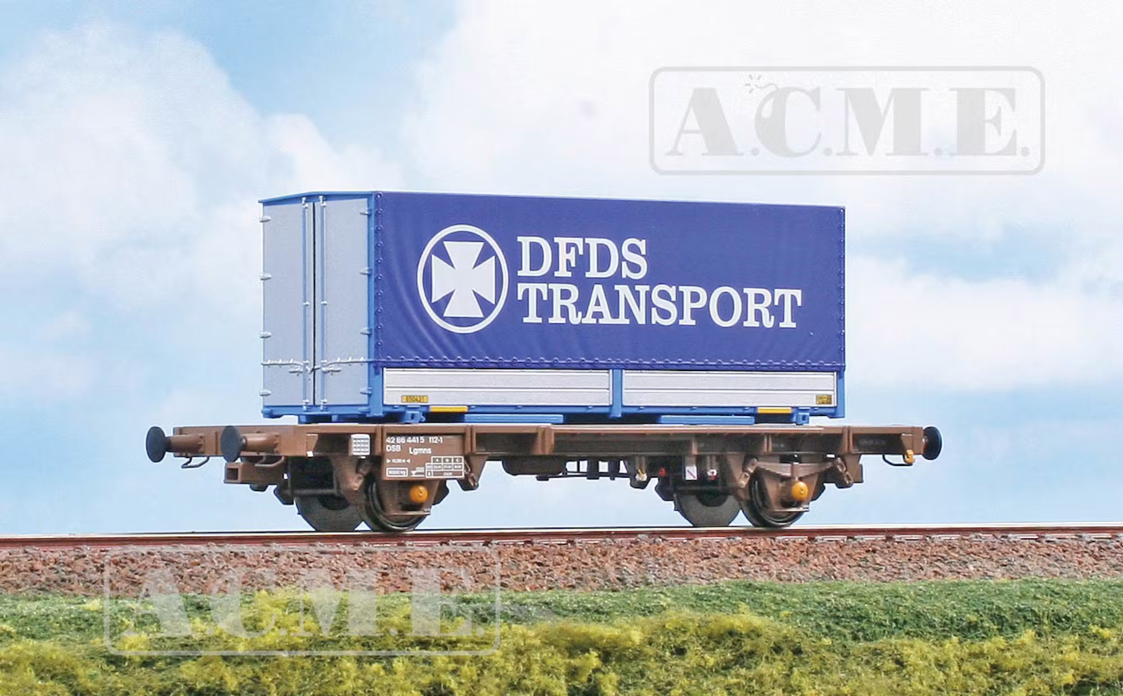 ACME 40516 HO 1:87 DSB Mobile Wagon With Casing Mobile Support Analog DC