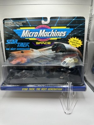 Star Trek Micro Machines TNG 3-Pack Ferengi Marauder Borg Ship Shuttlecraft NIB