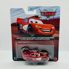 Disney Pixar Cars - METALLIC RADIATOR SPRINGS LIGHTNING MCQUEEN - 1:55 Diecast