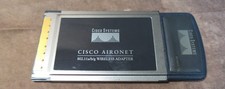 Cisco Aironet 802.11 a/b/g Wireless Adapter AIR-CB21AG-A-K9 Cardbus Adapter