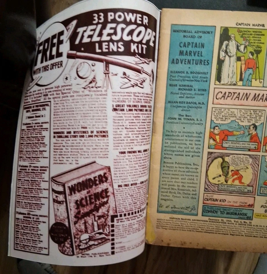 Captain Marvel Adventures 20 1943 I+ 1943 Mighty Midget Comic CM 20 réplicas CVR - Imagem 3 de 4