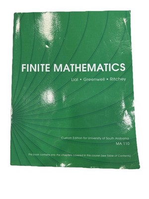Finite Mathematics - Paperback By Margaret Lial - VERY GOOD CONDITION