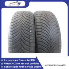 🇫🇷 Paire de pneus MICHELIN CROSSCLIMATE 2 195 55 16 87 V ♻️