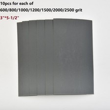 70pcs Sandpapier Nass/Trocken Körnung 600/800/1000/1200/1500/2000/2500