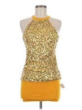 Raga Women Gold Cocktail Dress M