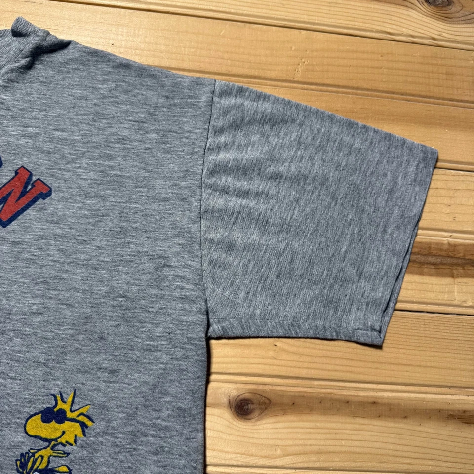 Vintage 1971 Houston Astros MLB Peanuts Snoopy Woodstock Baseball T-Shirt Large - Image 4 of 4