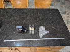 Rotisserie Kit W/ 4 Watt Motor For Gas Grill Stainless Stand Heavy Duty 40 lbs