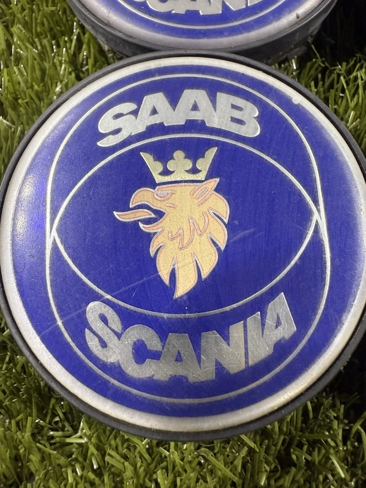 Tapacubos central rueda SAAB 9-3 9-5 93 95 900 9000 OE 12802437 4 piezas Foto 4 de 4