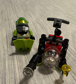LEGO 30042 Atlantis: Mini Sub with Minifigure & Instructions - 100% Complete