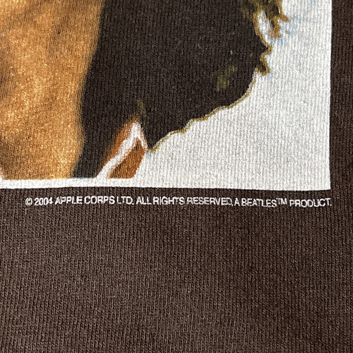 VTG The Beatles 2004 “Let It Be” Apple Corps Brown T-Shirt Men's XL Alstyle EUC - Bild 11 von 21
