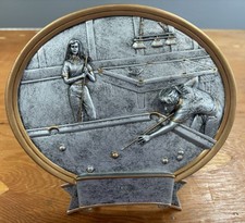 Pool/Billiards Resin Award/Trophy/Plaque, Female, LG, Free Personalization/Ship