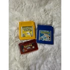 New ListingLOT OF 3 Nintendo Pokemon Game Bundle Special Pikachu Edition Blue Ruby GBA