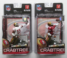 MCFARLANE MICHAEL CRABTREE NFL 23 49ERS CL VARIANT 667/1000 & REGULAR FIGURE LOT