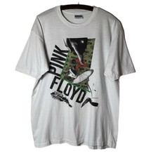 Vintage 1987 Pink Floyd World Tour Concert Band Shirt 80s USA XL