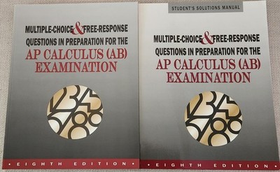 NEW MULTIPLE-CHOICE & FREE-RESPONSE QUESTIONS AP Calculus (AB)+  Solution Manual