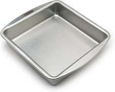 Doughmakers 9" Square Cake Commercial Grade Aluminum Square, 9", Silver
