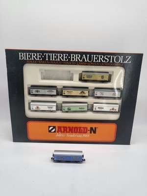 Arnold Spur N 0158 Güterwagen Set Sonderzug 1988 8.-teilig in OVP