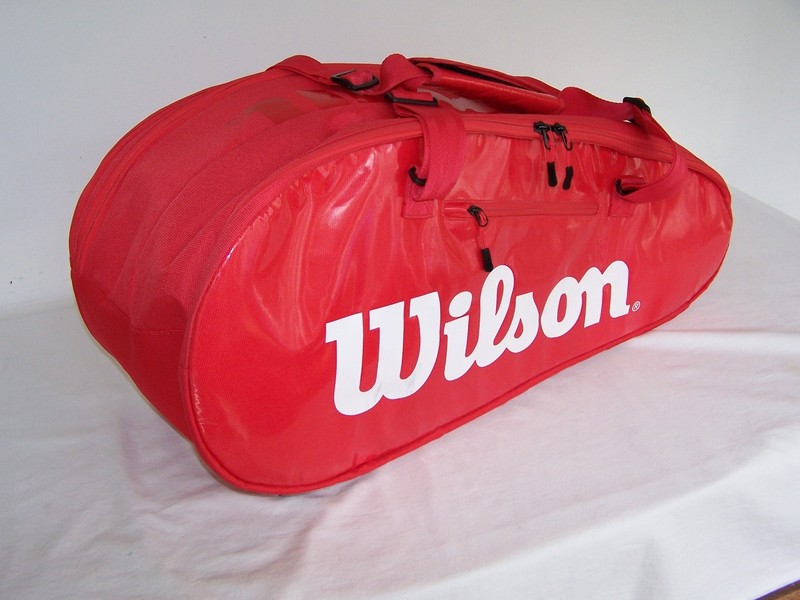Wilson Super Tour 2 - Compartment Large Tennis Bag 9 Pack Red WRZ840809