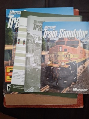 Microsoft Train Simulator (PC, 2001) Complete Rare Y2k Vintage 2000 