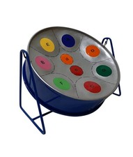 Miniature Steelpan Steel Drum 10 Inch Diameter 9 Notes with Easy Instructions...