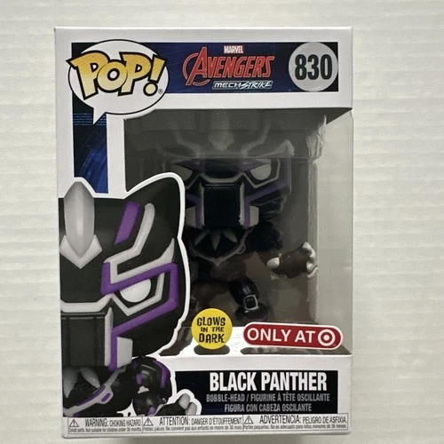 Funko Pop Marvel Avengers Mech Strike #830 Black Panther Target Exclusive WR2