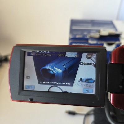 Sony Handycam DCR-SX41 - RED - 60x Optical Zoom Digital Camcorder