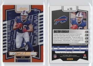 2023 Panini Absolute Rookies Orange Spectrum /75 Dalton Kincaid #113 Rookie RC