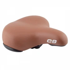 Cloud-9 Unisex Bicycle Comfort Seat Support XL Brown Cruiser Multi-Stage Foam